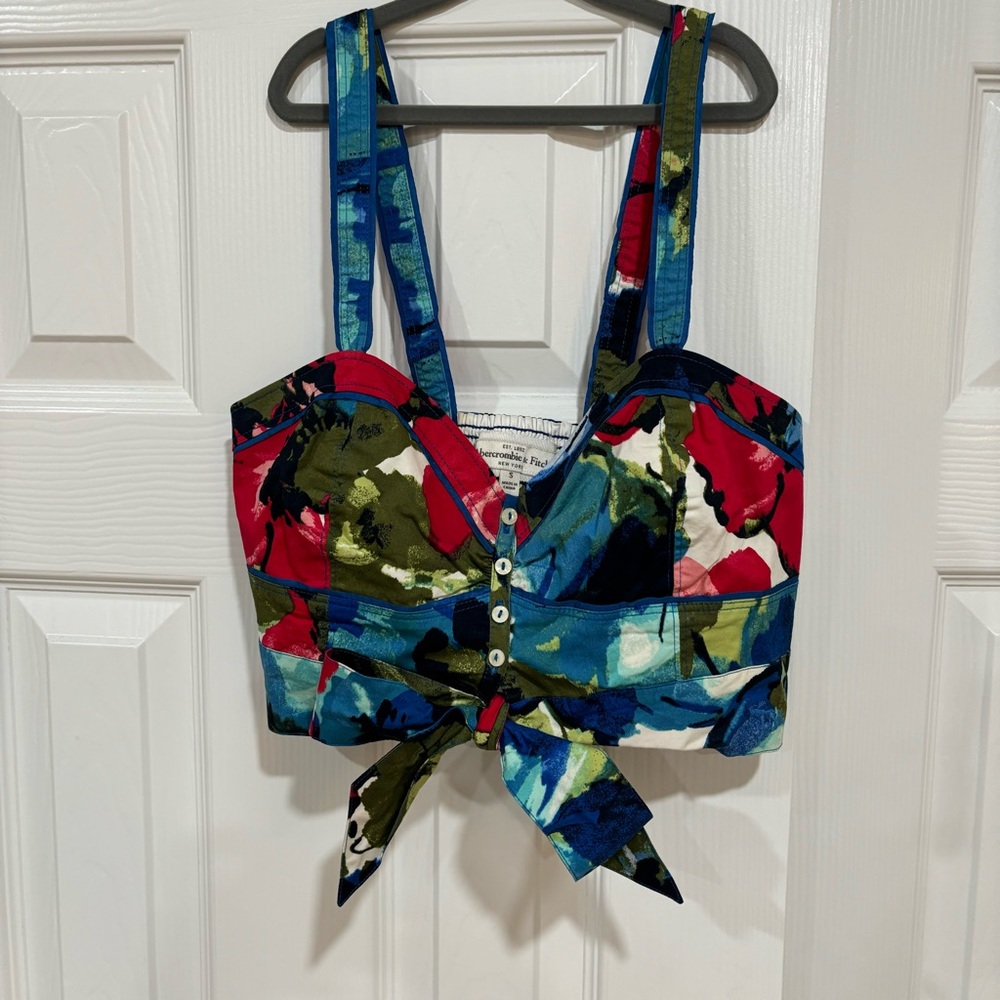 Abercrombie and Fitch vintage bow top EUC size small